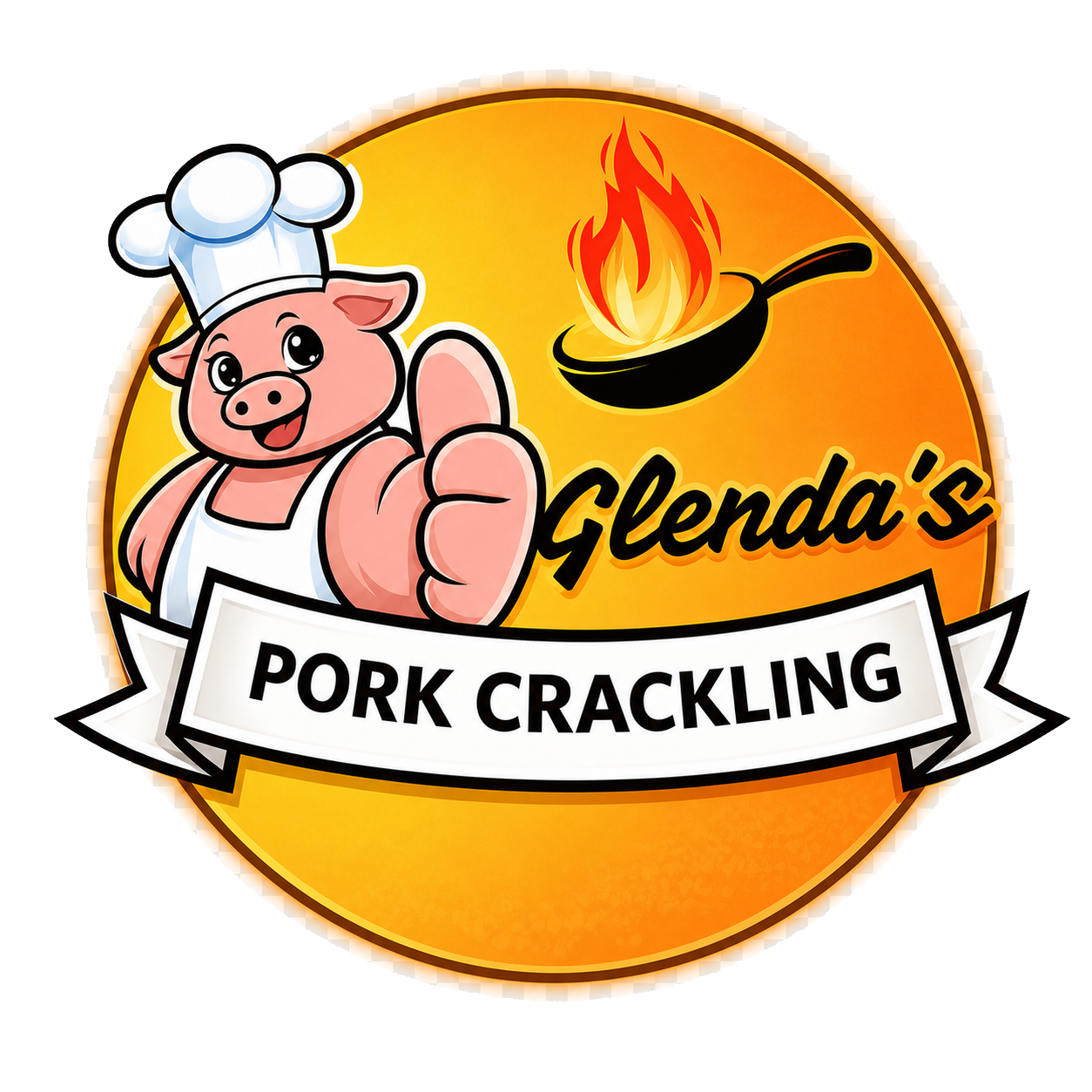 Glenda's Pork Crackling logo